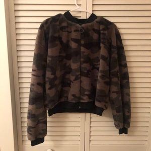 Camo Print Lightweight Jacket